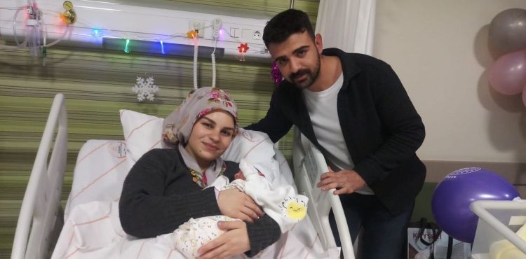 Kayseri’de 2023’ün ilk bebeği saat 00:05’te doğdu