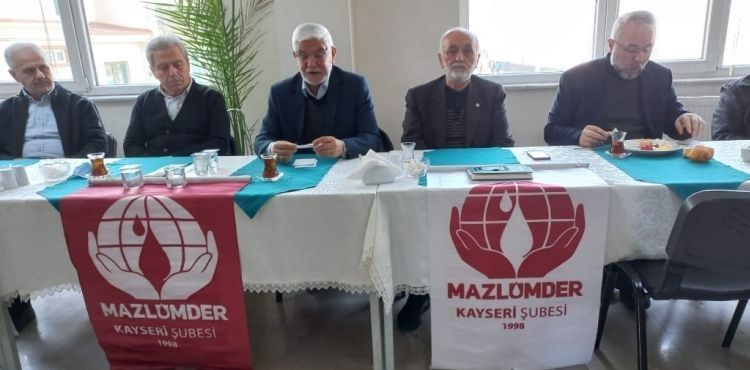 MAZLUMDER ARSLANTAŞ’I KONUŞTURDU
