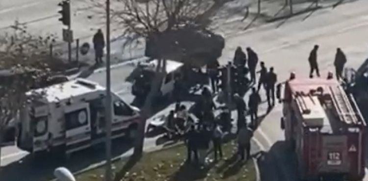 Kayseri’de feci kaza: 1’i ağır 4 yaralı