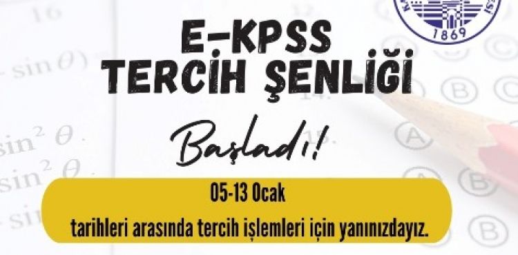 ENGEL TANIMAYAN BÜYÜKŞEHİR’DEN E-KPSS TERCİH ŞENLİĞİ