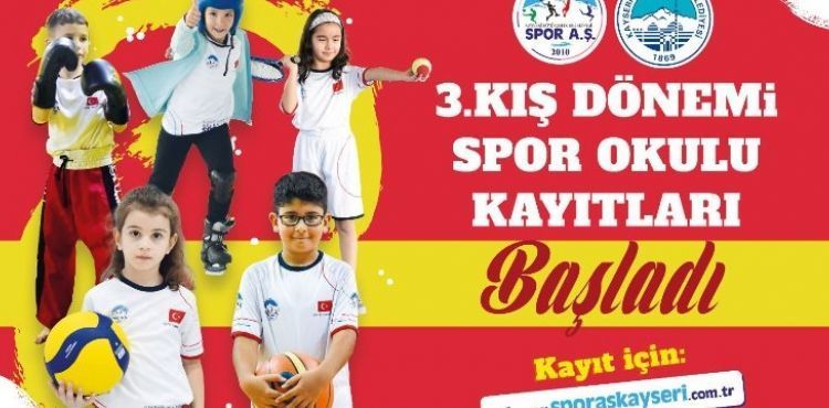 BÜYÜKŞEHİR SPOR A.Ş.’NİN 3'ÜNCÜ KIŞ DÖNEMİ SPOR OKULU KAYITLARI BAŞLADI