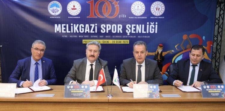 YETENEKLİ SPORCULARIN KEŞFEDİLMESİ İÇİN MELİKGAZİ’DE “SPOR ŞENLİĞİ” İŞBİRLİĞİ PROTOKOLÜ İMZALANDI