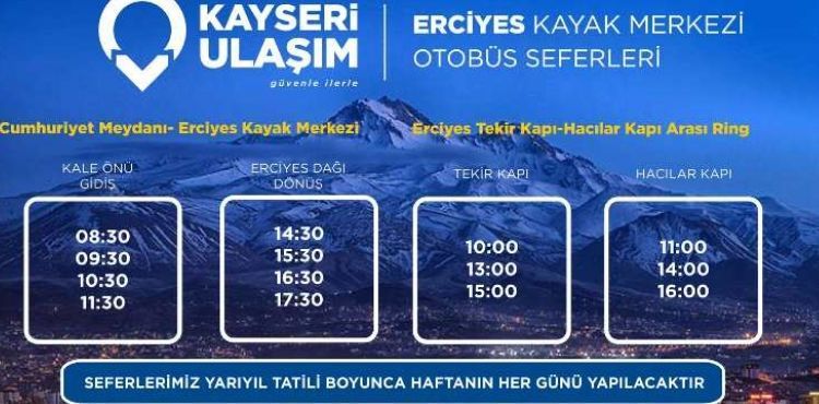 BAŞKAN BÜYÜKKILIÇ: “ERCİYES’E ULAŞIM ÇOK KOLAY”