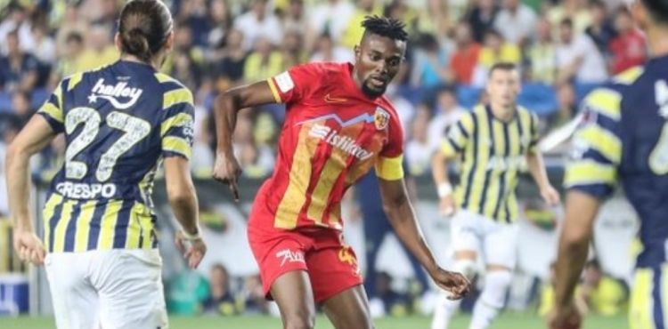 Kayserispor eyrek finalde Fenerbahe ile eleti