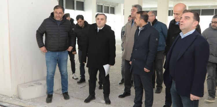Rektör Altun, ERAGEM İnşaatında İncelemelerde Bulundu