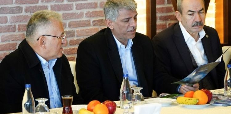 BAŞKAN BÜYÜKKILIÇ, BAKAN YARDIMCISI ALPASLAN’I TÜRKİYE’NİN İNCİSİ ERCİYES’TE AĞIRLADI