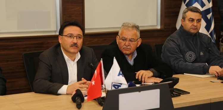 BAŞKAN BÜYÜKKILIÇ, VALİ ÇİÇEK BAŞKANLIĞINDA DEPREM KRİZ MASASI’NA KATILDI