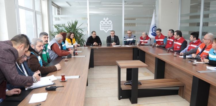 ERÜ’de “Afet Ekibi Toplantısı” Gerçekleştirildi
