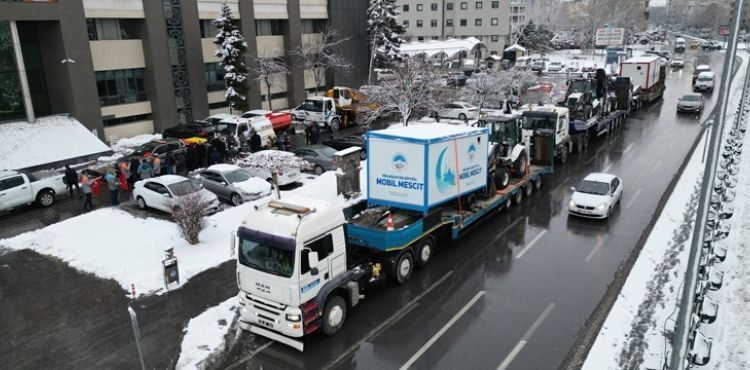 MELİKGAZİ’NİN YARDIM ELİ DEPREMZEDELER İÇİN UZANDI
