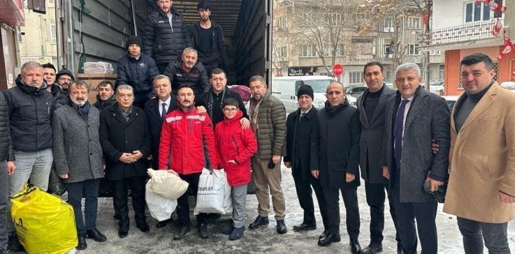 MHP’DEN DEPREM BÖLGESİNE BÜYÜK YARDIM