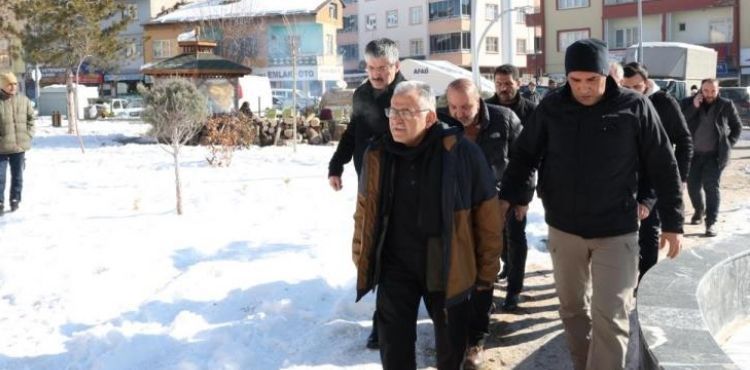 DEPREM BÖLGESİNE GİDEN BAŞKAN BÜYÜKKILIÇ’TAN İHTİYACA ANINDA TALİMAT