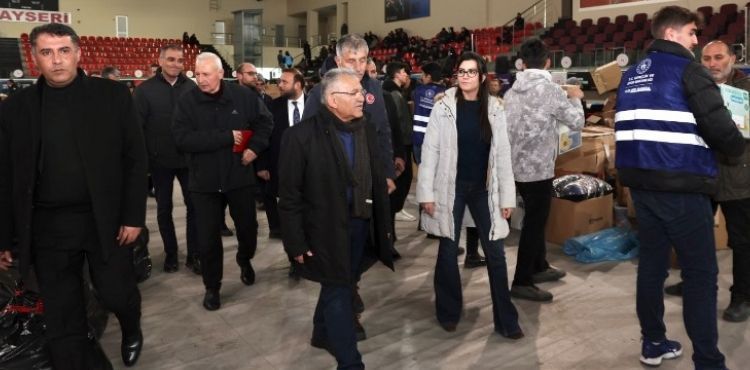 BÜYÜKKILIÇ’TAN BÖLGENİN EN BÜYÜK DEPREM LOJİSTİK MERKEZİ’NDE İNCELEME