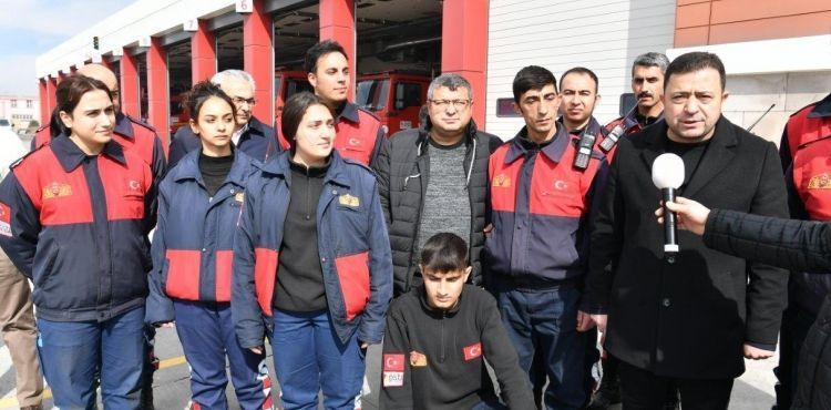 Kayseri OSB Yönetimi, Kayseri OSB İtfaiyesi Deprem Kahramanlarına Teşekkür Etti