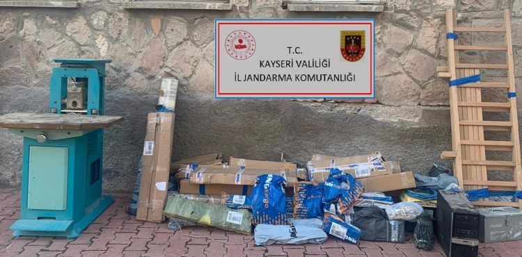 İş yeri hırsızı jandarma ekiplerince yakalandı