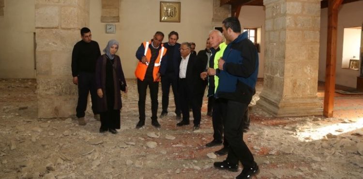 KAYSERİ BÜYÜKŞEHİR, KAHRAMANMARAŞ’TAKİ TARİHİ CAMİYİ RESTORE EDECEK