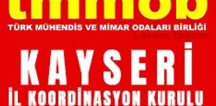TMMOB’dan ‘Kayseri Deprem Raporu’