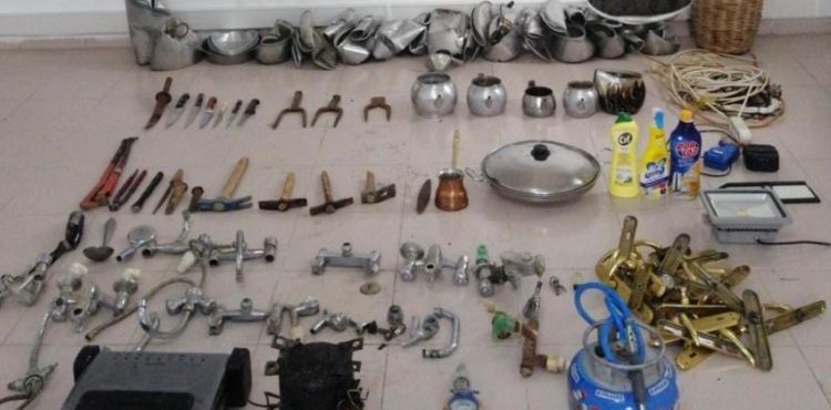 Musluktan deterjana birçok eşya çalan 4 şüpheli tutuklandı