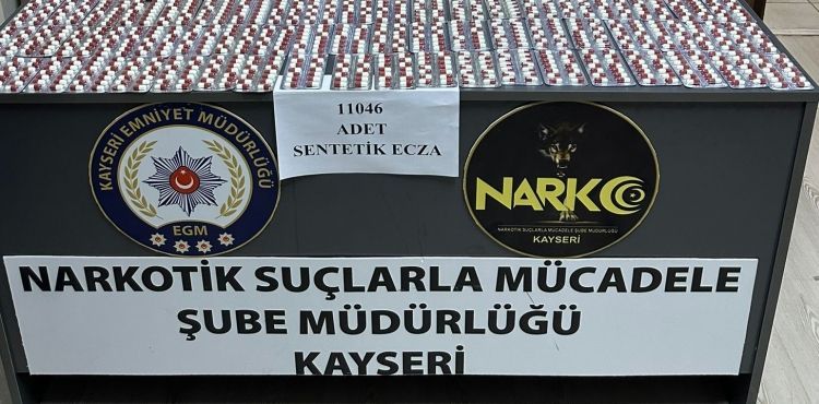 11 bin 46 adet uyuşturucu madde ele geçirildi