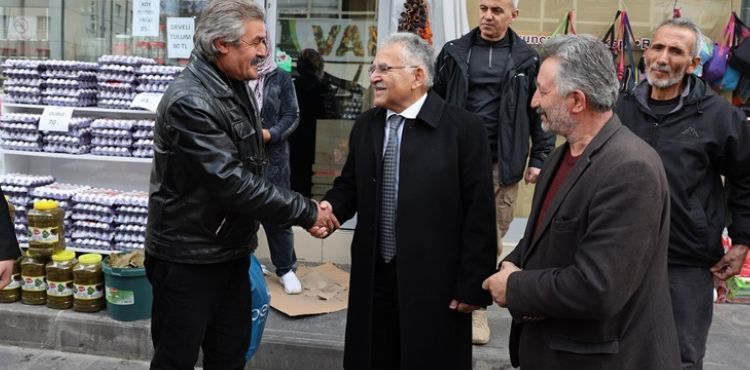 BAŞKAN BÜYÜKKILIÇ, İLDEM ESNAFINI ZİYARET ETTİ