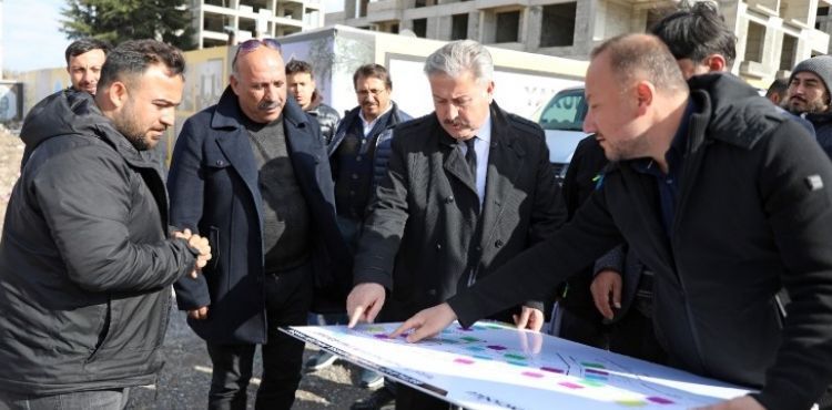 BATTALGAZİ MAHALLESİ KENTSEL DÖNÜŞÜM BLOKLARI HIZLA İLERLİYOR