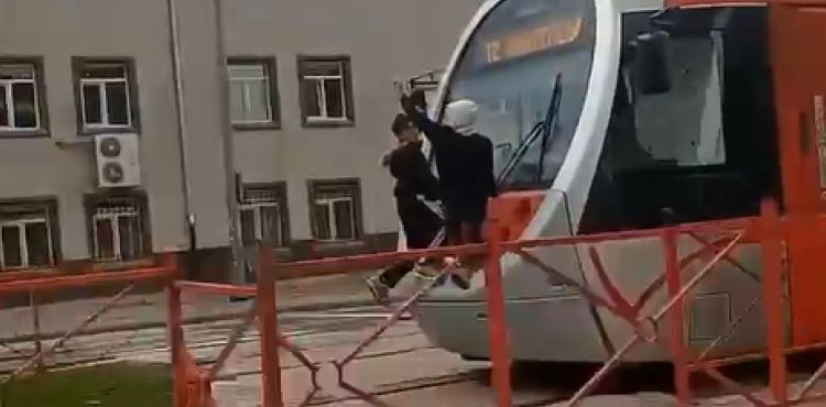 Kayseri’de tehlikeli yolculuk