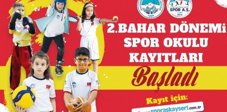BÜYÜKŞEHİR SPOR A.Ş.’NİN 2’NCİ BAHAR DÖNEMİ SPOR OKULLARI KAYITLARI BAŞLADI