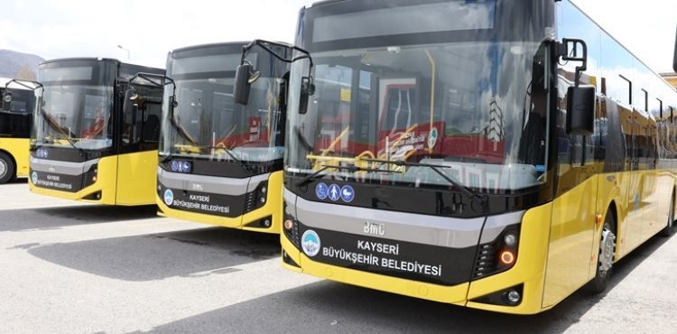 BÜYÜKŞEHİR’İN 12 YENİ OTOBÜSÜ GÖRÜCÜYE ÇIKIYOR