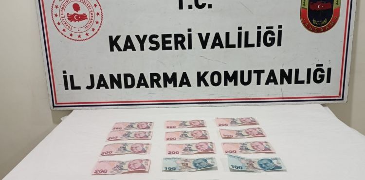 Sahte parayla yakalanan şüpheli gözaltına alındı