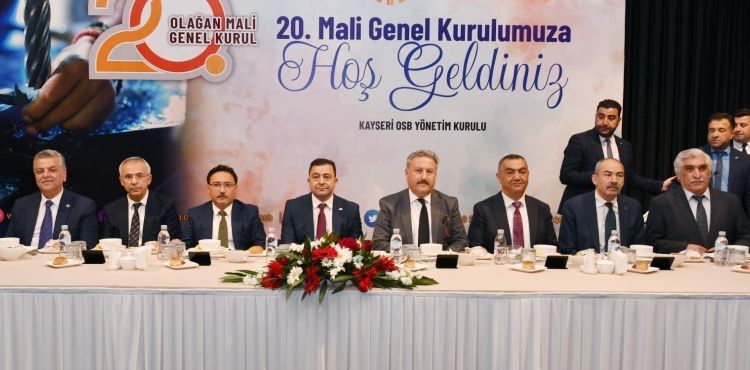 Kayseri OSB 20. Mali Genel Kurul Gerçekleştirildi