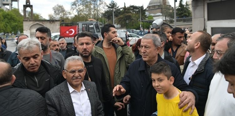 BAKAN AKAR İLE BAŞKAN BÜYÜKKILIÇ’TAN MSB DİJİTAL GÖSTERİM MERKEZİ’NE ZİYARET