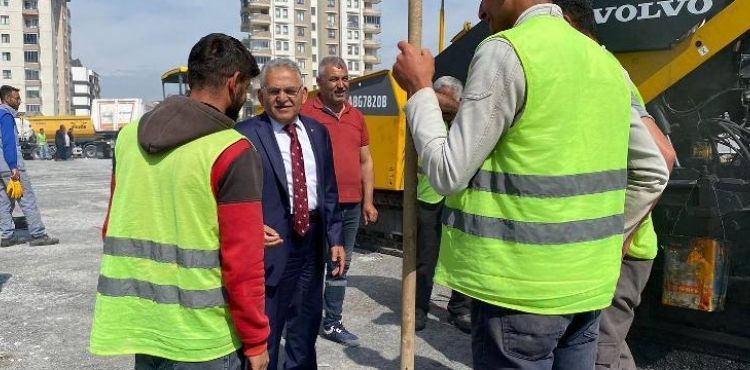 BAŞKAN BÜYÜKKILIÇ, 20 MİLYON TL’LİK YOL YAPIM ÇALIŞMALARINI YERİNDE İNCELEDİ