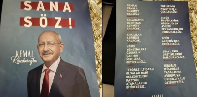 CHP yönetiminden sahte afişlere suç duyurusu