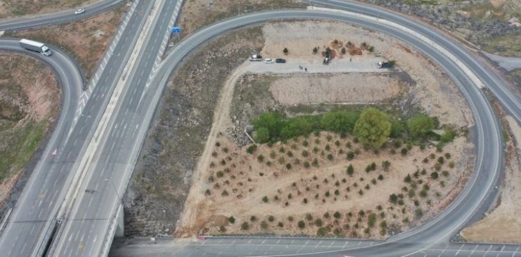 BÜYÜKŞEHİR, MİMARSİNAN OSB KAVŞAĞI İLE REFÜJLERİ AĞAÇ TAŞIMA YÖNTEMİ İLE AĞAÇLANDIRIYOR