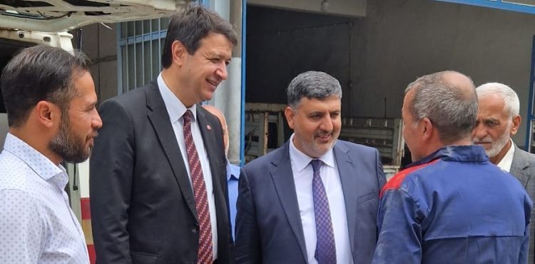 ARIKAN’IN İLK ZİYARETİ DEPREM BÖLGESİNE
