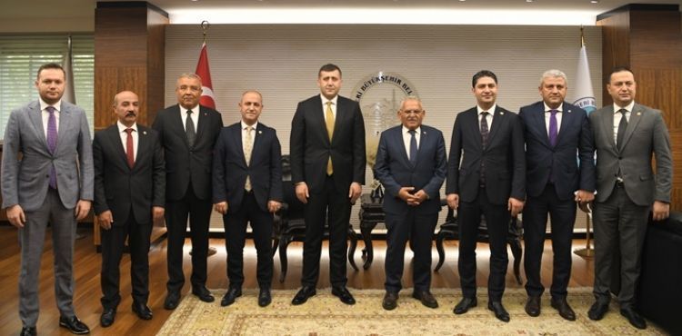 CUMHUR İTTİFAKI MİLLETVEKİLLERİNDEN BAŞKAN BÜYÜKKILIÇ’A ZİYARET
