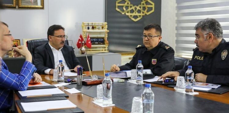 Seçim Güvenliği Toplantısı Vali Çiçek Başkanlığı’nda Gerçekleştirildi