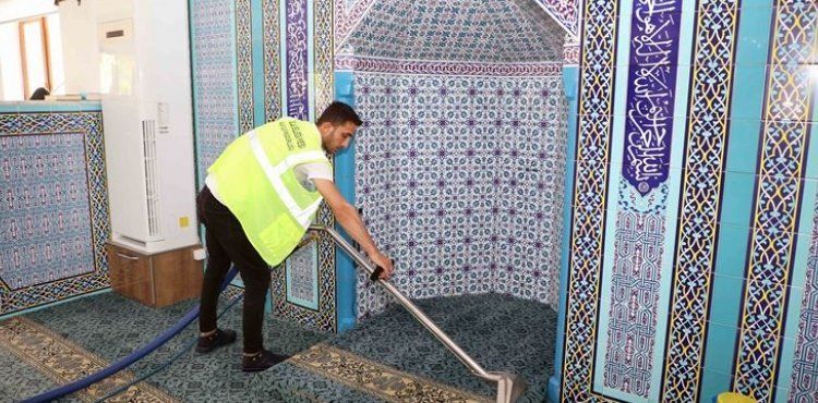 TALAS’TA CAMİ HALILARI PIRIL PIRIL
