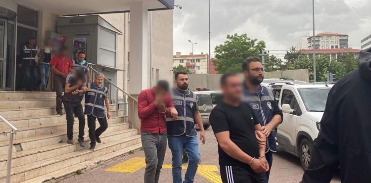 Çeşitli suçlardan hükümlü 25 şüpheliden 10’u tutuklandı