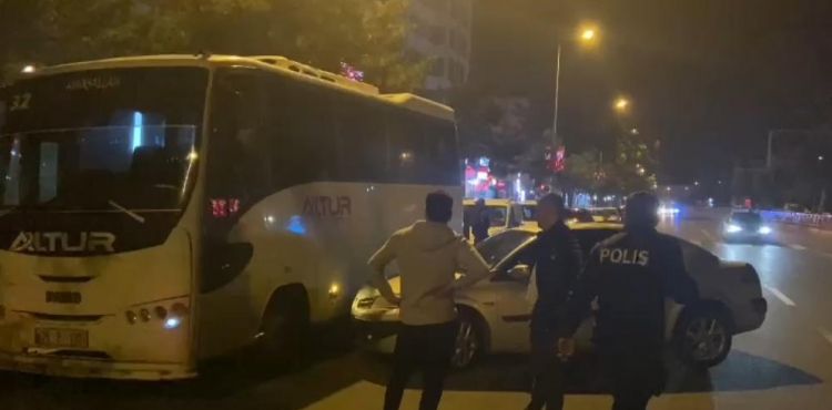 Alkollü sürücü kazaya sebep oldu