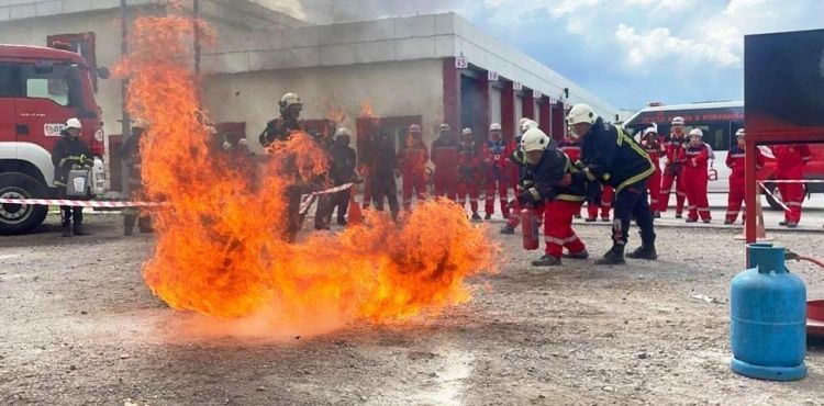 Kayseri OSB İtfaiyesi ANDA Ekibine Eğitim Verdi