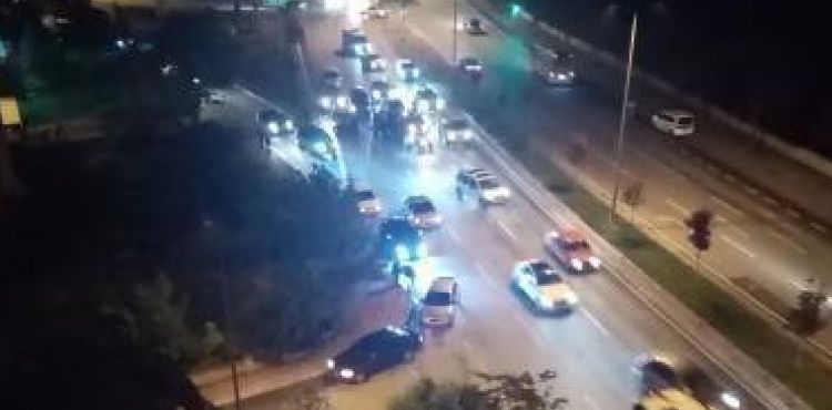 Yol verme kavgasında 1 yaralı