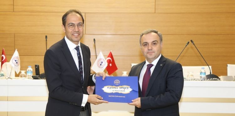 ERÜ’den İl Sağlık Müdürlüğü’ne Teşekkür