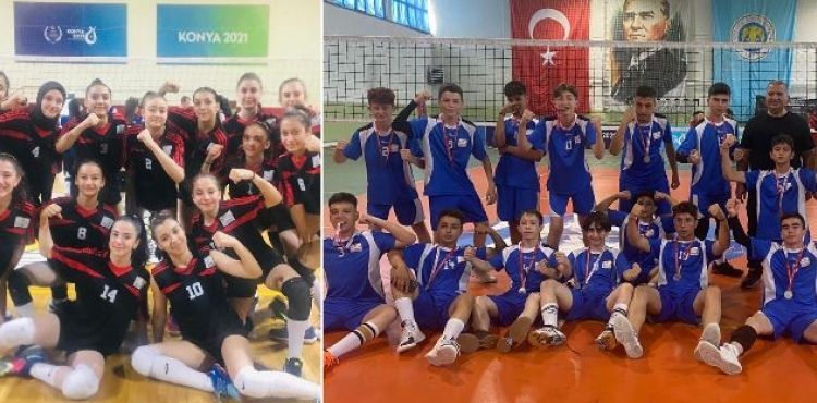 Kayseri ANALİG voleybol kız ve erkek takımlarımız yarı finale yükseldi