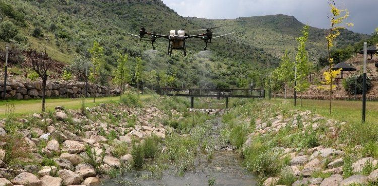 TARIM’DAN SONRA SİNEK İLAÇLAMASINDA DA DRONE DEVRİ