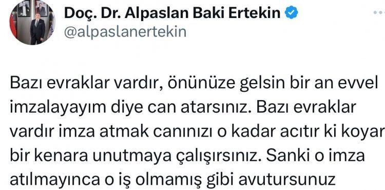 CEO Ertekin, “Bu şarkı burada bitmez, çok daha iyileriyle döneceğiz”
