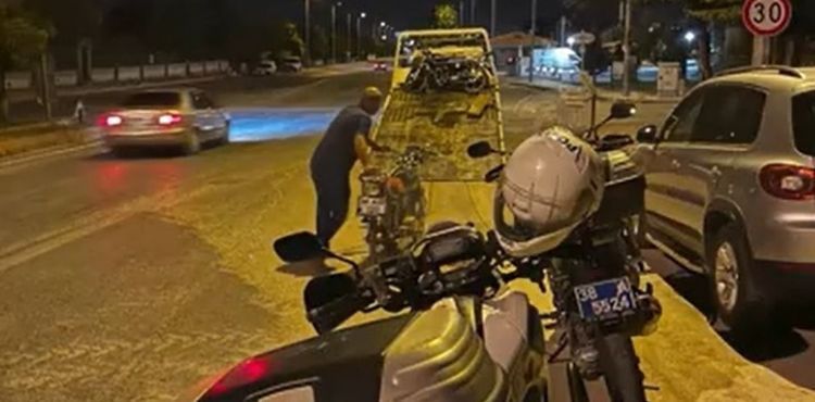 Trafik ekiplerinden drift yapan sürücülere cezai işlem