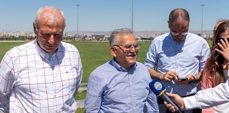 BAŞKAN BÜYÜKKILIÇ’TAN SONA YAKLAŞILAN RECEP TAYYİP ERDOĞAN MİLLET BAHÇESİ’NDE İNCELEME