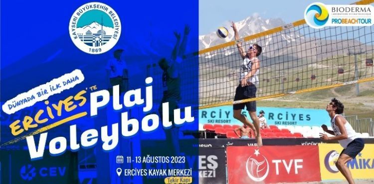 DÜNYADA İLK KEZ BİR DAĞDA “PLAJ VOLEYBOLU” OYNANACAK