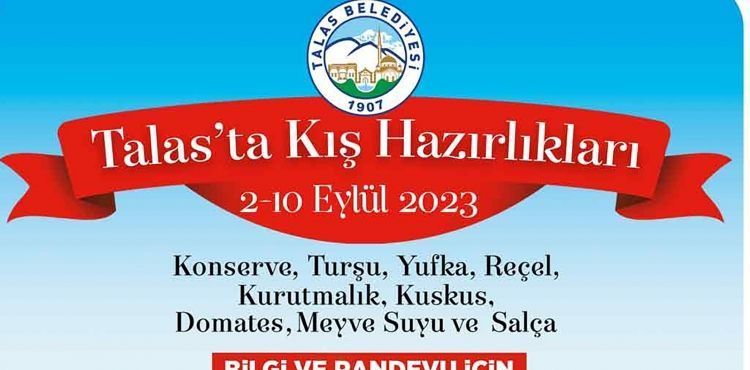 TALAS’TA KIŞ HAZIRLIKLARI BAŞLIYOR