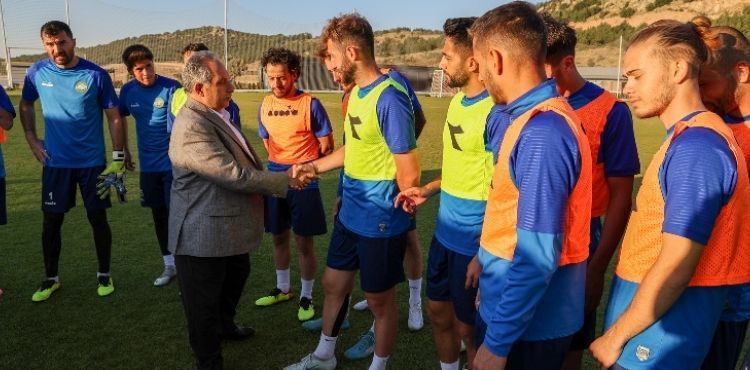 BAŞKAN YALÇIN’DAN TALASGÜCÜ KAMPINA ZİYARET